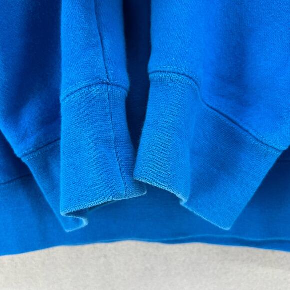 Obey Worldwide Sweatshirt Men's L Blue Orange Crew Neck Long Sleeve Skater - Picture 6 of 9